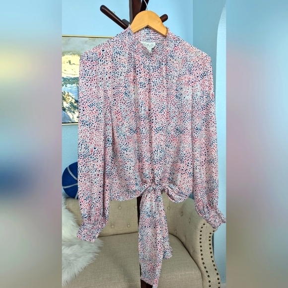 Rachel Zoe Woman's Tie Blouses  Long Sleeve Size M. - Picture 4 of 14